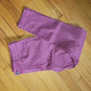Dusty Rose Stretch Jeans size 16